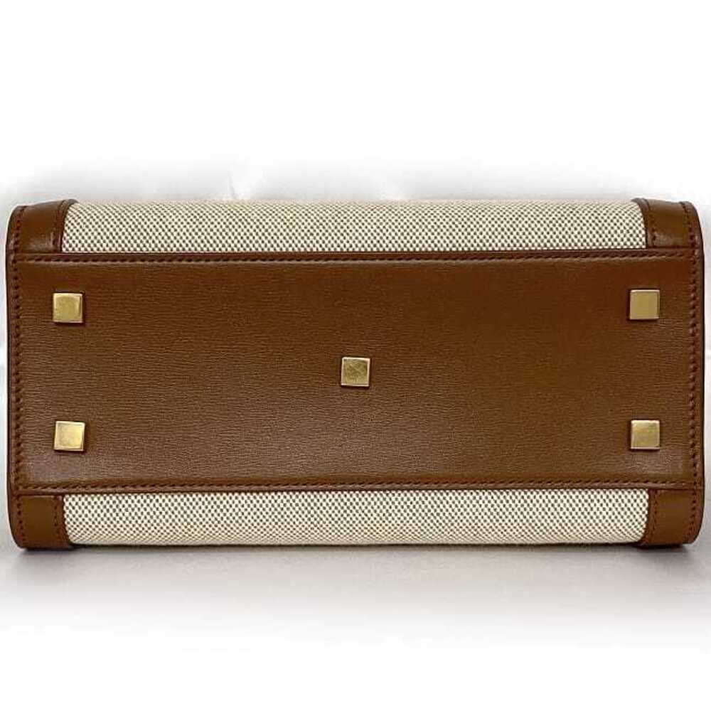 Saint Laurent Bag Uptown Brown Beige Shoulder YSL Handbag Clutch UP TOWN - Picture 5 of 10